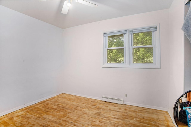 3341 Circle Dr, Saint Joseph, MI 49085 - spare room featuring wood finished floors and ceiling fan