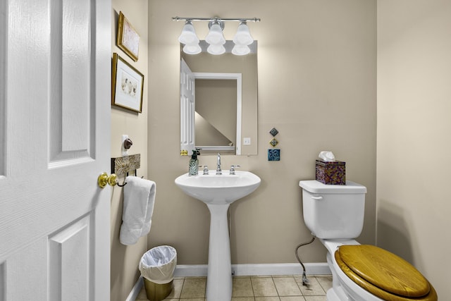 1015 Pointe Place Blvd, Rochester, MI 48307 - bathroom with toilet and tile patterned flooring