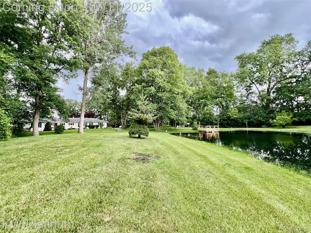3775 Carrigan Rd, Fort Gratiot, MI 48059 - view of grassy yard featuring a water view