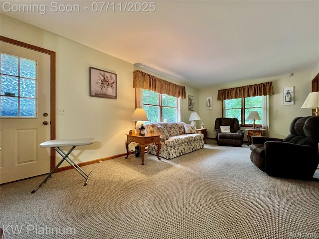 3775 Carrigan Rd, Fort Gratiot, MI 48059 - living room with healthy amount of natural light and carpet floors