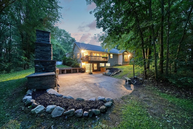 8395 Dalton Rd, Onsted, MI 49265 - back of house with a patio area