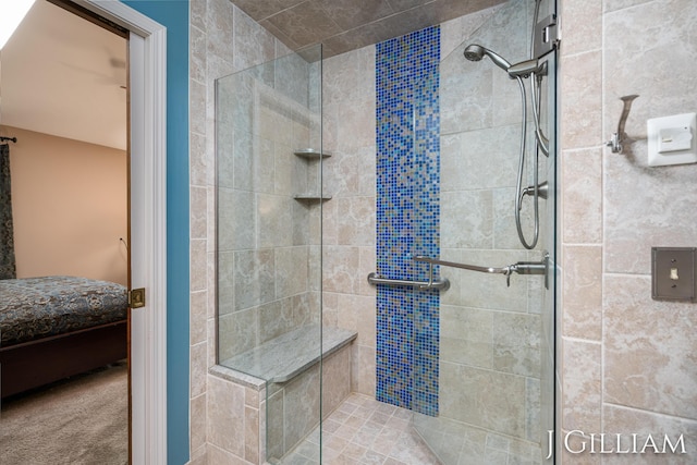 1214 Euna Vista Dr, Holland, MI 49423 - bathroom featuring a shower stall and ensuite bathroom