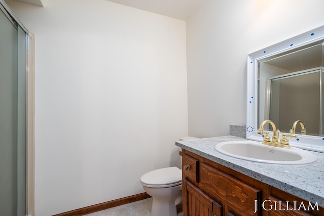 1214 Euna Vista Dr, Holland, MI 49423 - full bathroom featuring vanity and a shower stall