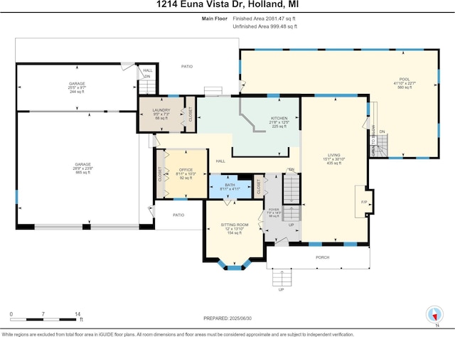 1214 Euna Vista Dr, Holland, MI 49423 - view of room layout