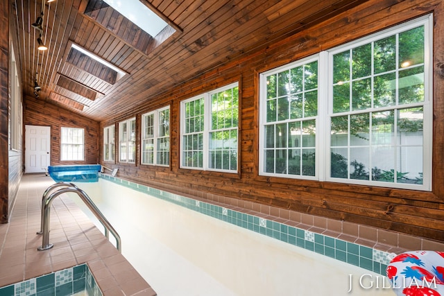 1214 Euna Vista Dr, Holland, MI 49423 - view of pool with a skylight