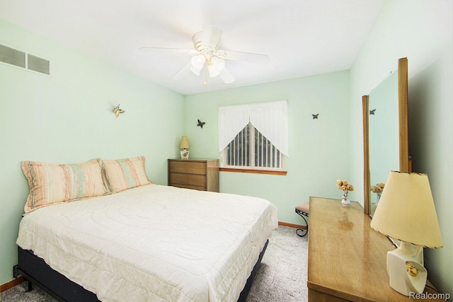 32851 Foster Ct, Fraser, MI 48026 - carpeted bedroom with baseboards and a ceiling fan