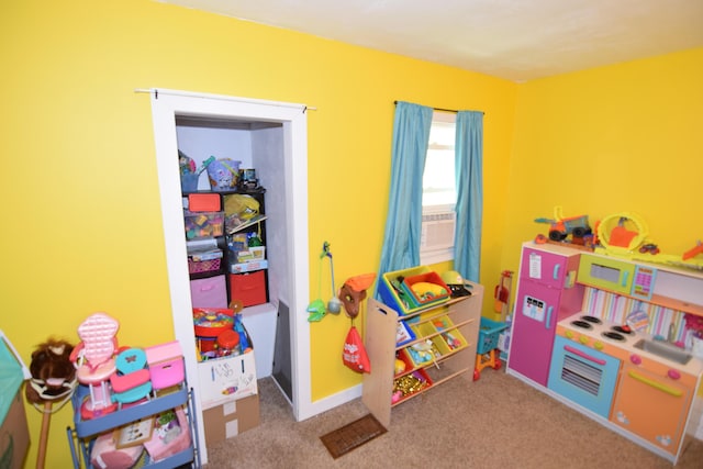 325 Dallas St, Colon, MI 49040 - rec room with carpet