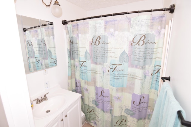 325 Dallas St, Colon, MI 49040 - bathroom with vanity and curtained shower