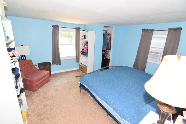325 Dallas St, Colon, MI 49040 - carpeted bedroom with cooling unit and baseboards