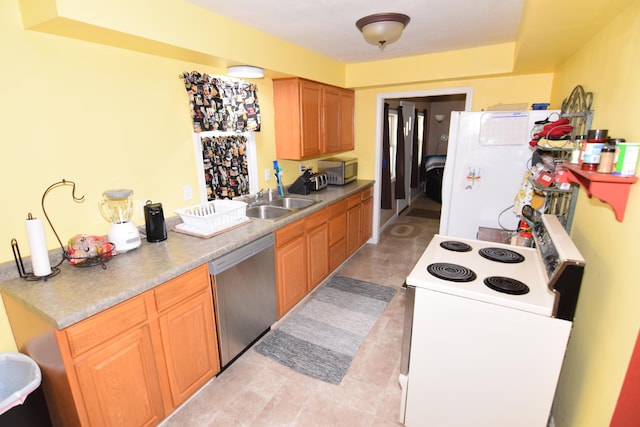 325 Dallas St, Colon, MI 49040 - kitchen with stainless steel appliances and a sink