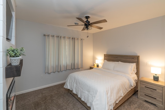 11901 187th Ave, Stanwood, MI 49346 - carpeted bedroom with ceiling fan and baseboards