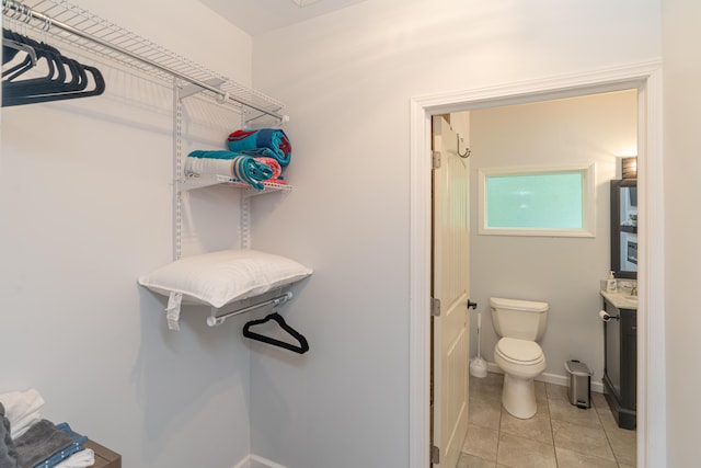 11901 187th Ave, Stanwood, MI 49346 - bathroom with vanity and tile patterned flooring