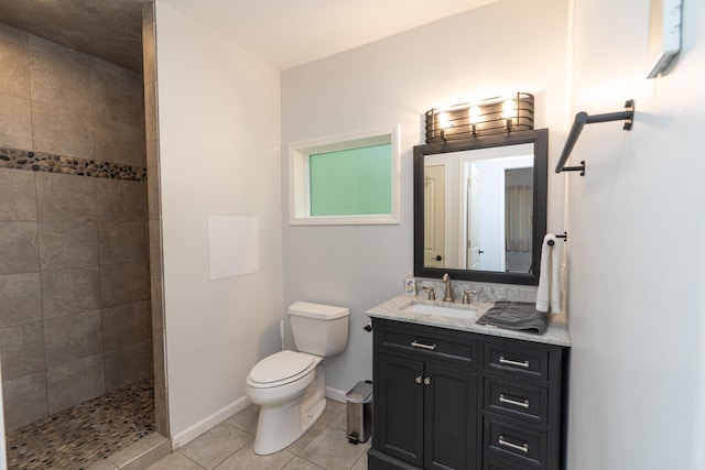 11901 187th Ave, Stanwood, MI 49346 - full bath with vanity, walk in shower, and tile patterned floors