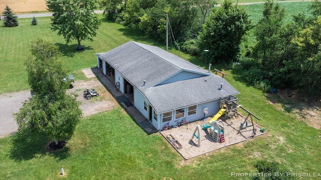 9265 Mulliken Rd, Mulliken, MI 48861 - aerial view of property and surrounding area
