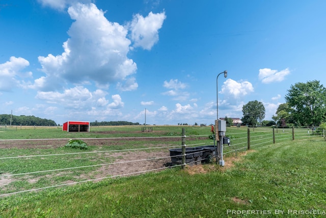9265 Mulliken Rd, Mulliken, MI 48861 - view of yard with a view of rural / pastoral area and an outdoor structure