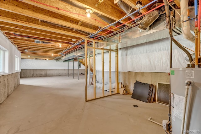 6119 Amber Ln, Grand Blanc, MI 48439 - below grade area with gas water heater