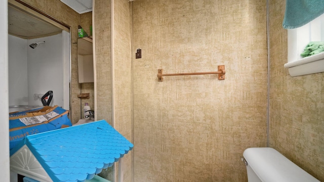 405 W 5th St, Evart, MI 49631 - bathroom featuring toilet