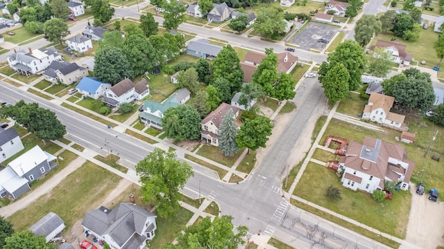 405 W 5th St, Evart, MI 49631 - aerial overview of property's location with nearby suburban area