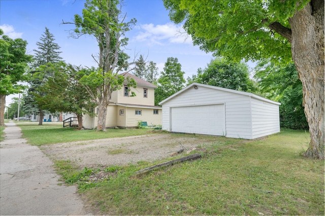 405 W 5th St, Evart, MI 49631 - view of detached garage