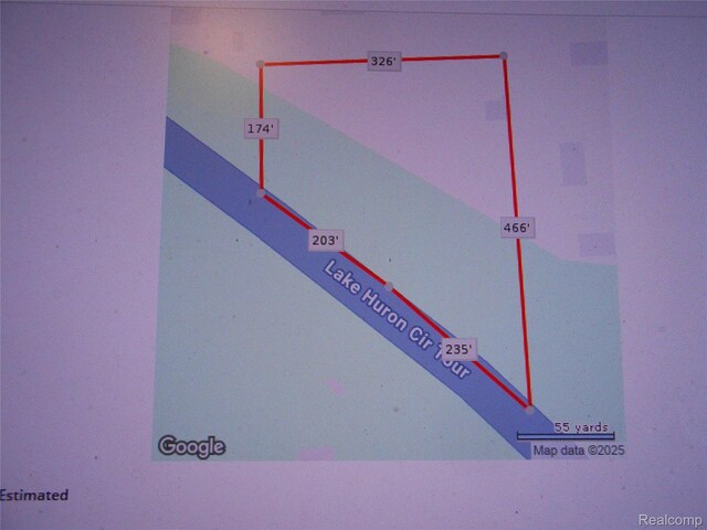 8027 Lakeshore Rd, Lexington, MI 48450 - map / location of property area