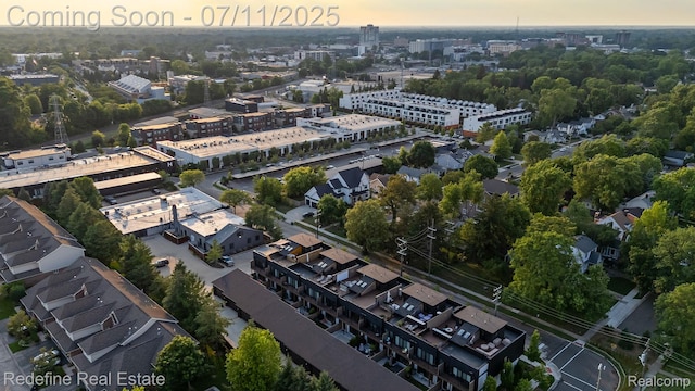 722 E Parent Ave, Royal Oak, MI 48067 - aerial view at dusk