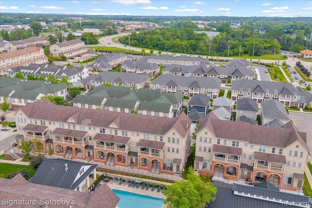 182 Amys Walk, Auburn Hills, MI 48326 - drone / aerial view of a pool area