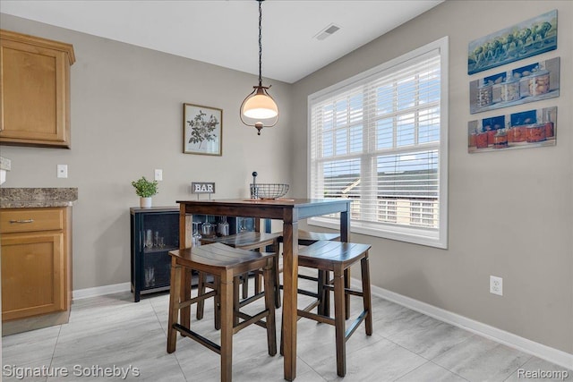 182 Amys Walk, Auburn Hills, MI 48326 - dining area with baseboards and light tile patterned floors