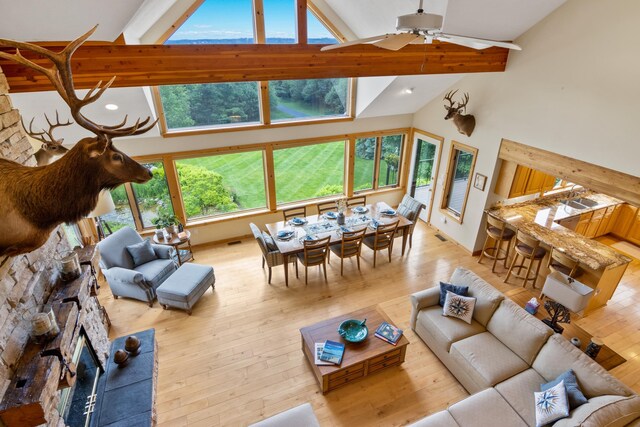 6730 S Glazier Beach Dr, Cedar, MI 49621