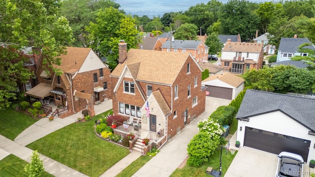 648 S Highland St, Dearborn, MI 48124 - aerial view of residential area