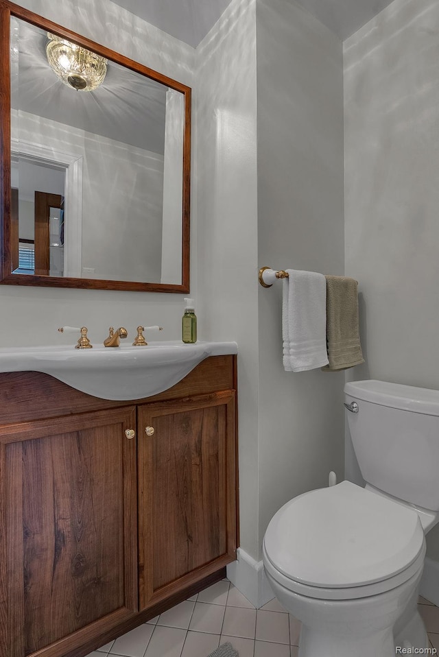 648 S Highland St, Dearborn, MI 48124 - bathroom featuring vanity and tile patterned flooring