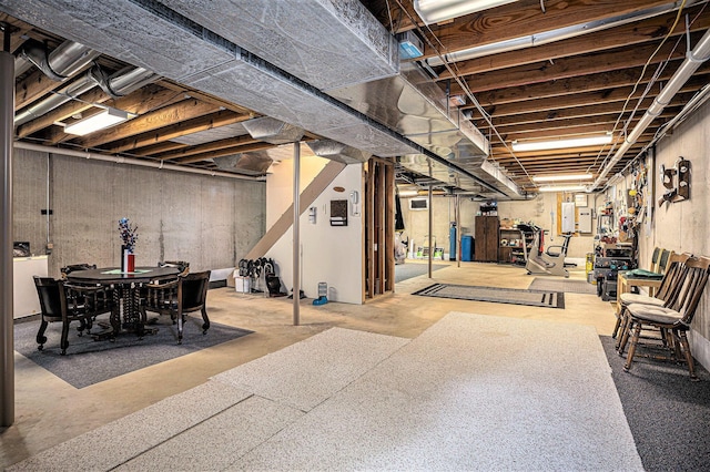 15891 Lakeview Dr, Buchanan, MI 49107 - view of unfinished basement