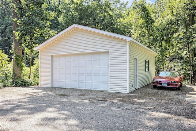 15891 Lakeview Dr, Buchanan, MI 49107 - view of detached garage