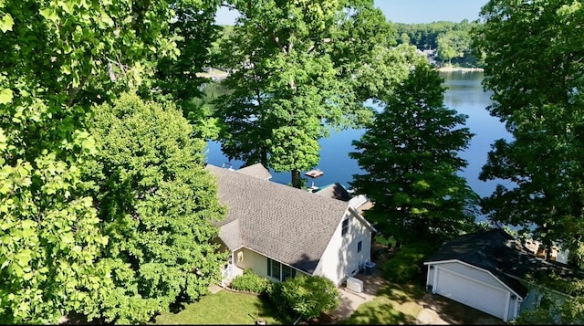 15891 Lakeview Dr, Buchanan, MI 49107 - view from above of property featuring a large body of water