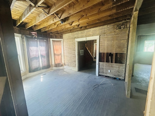 1520 E Ganson St, Jackson, MI 49202 - miscellaneous room with wood finished floors