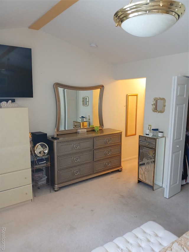 8086 Pickering Pl, Westland, MI 48185 - bedroom with vaulted ceiling and carpet