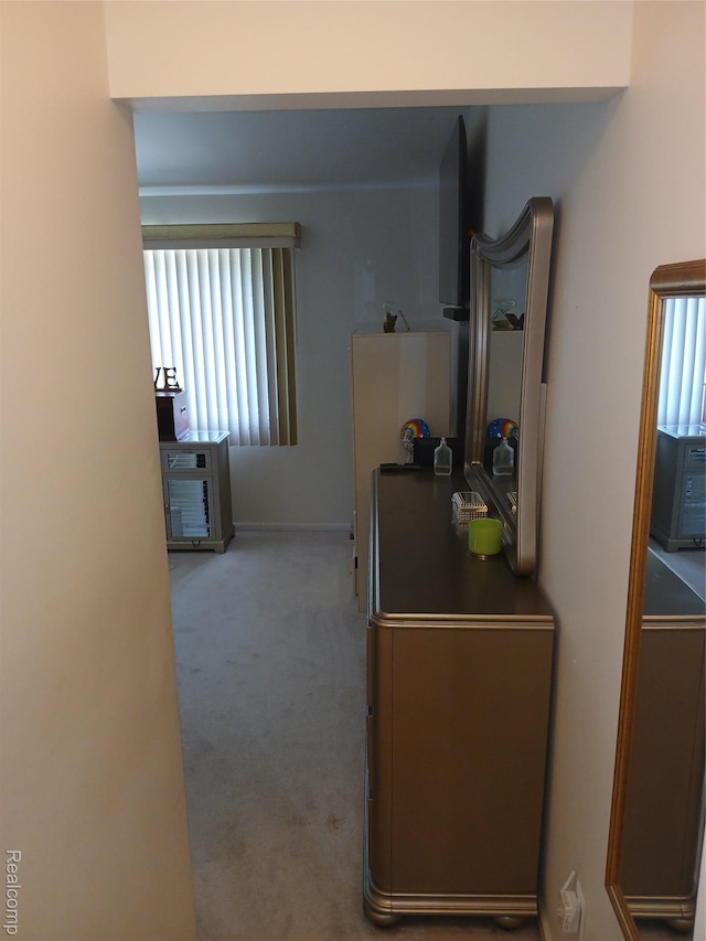 8086 Pickering Pl, Westland, MI 48185 - corridor with carpet and baseboards