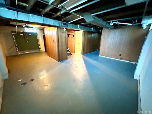 20979 Audette St, Dearborn, MI 48124 - below grade area featuring stairway