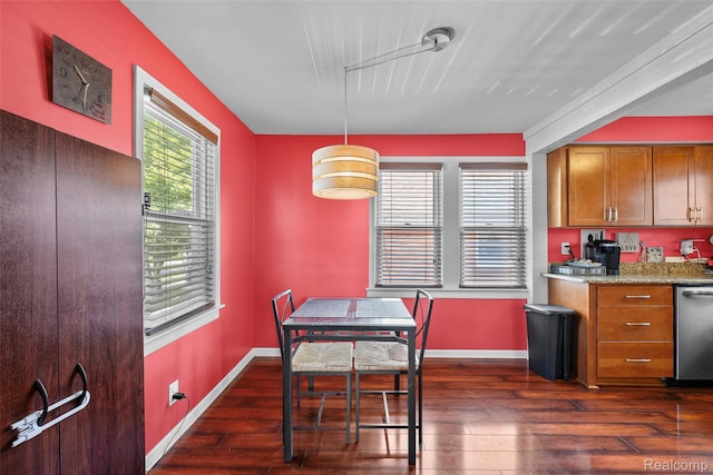 26752 Blackmar Ave, Warren, MI 48091 - dining space featuring plenty of natural light and dark wood-type flooring