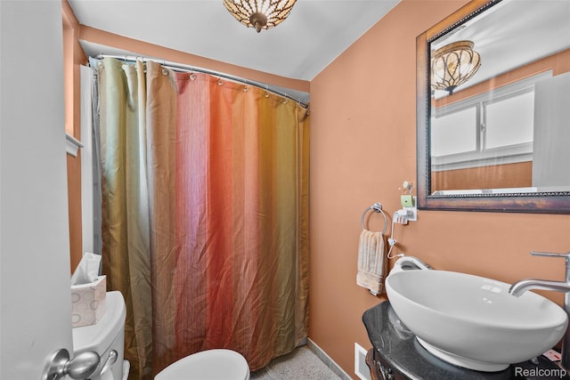 26752 Blackmar Ave, Warren, MI 48091 - bathroom with a sink and a shower with shower curtain