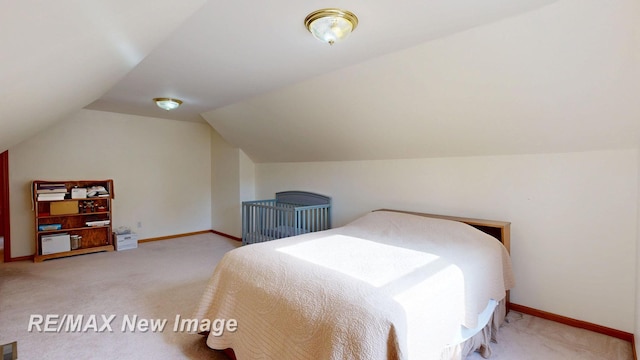 3200 Setting Sun Blvd, Saginaw, MI 48603 - bedroom with carpet and vaulted ceiling