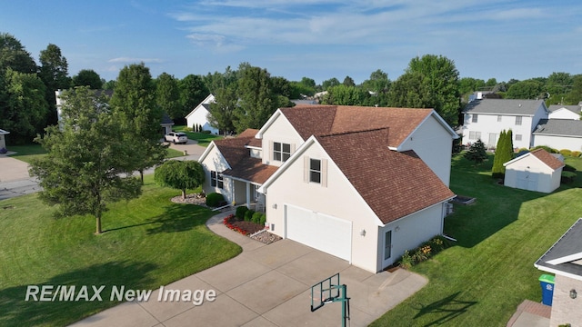 3200 Setting Sun Blvd, Saginaw, MI 48603 - aerial perspective of suburban area