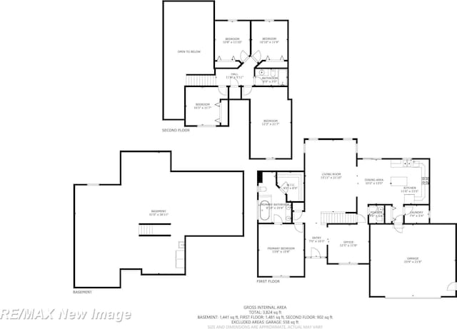 3200 Setting Sun Blvd, Saginaw, MI 48603 - view of property floor plan