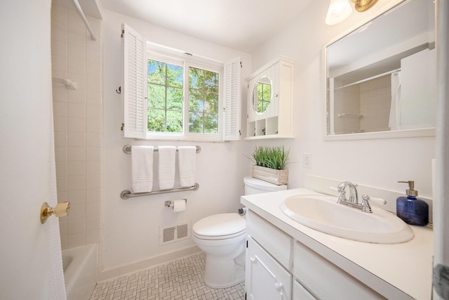 1507 Dicken Dr, Ann Arbor, MI 48103 - full bath featuring vanity, tile patterned flooring, and shower / bath combo with shower curtain
