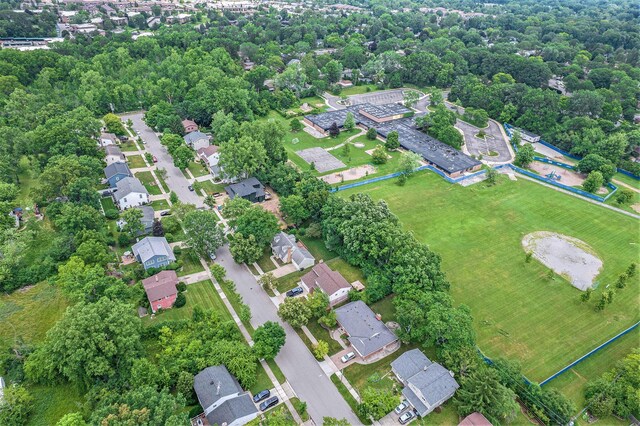 1507 Dicken Dr, Ann Arbor, MI 48103 - aerial view of property and surrounding area featuring nearby suburban area