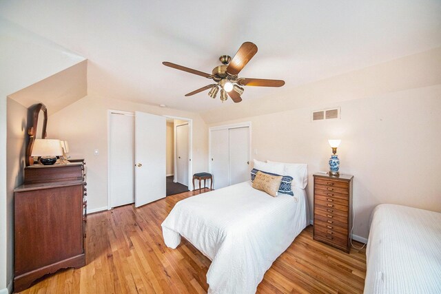 1507 Dicken Dr, Ann Arbor, MI 48103 - bedroom featuring light wood-type flooring and ceiling fan