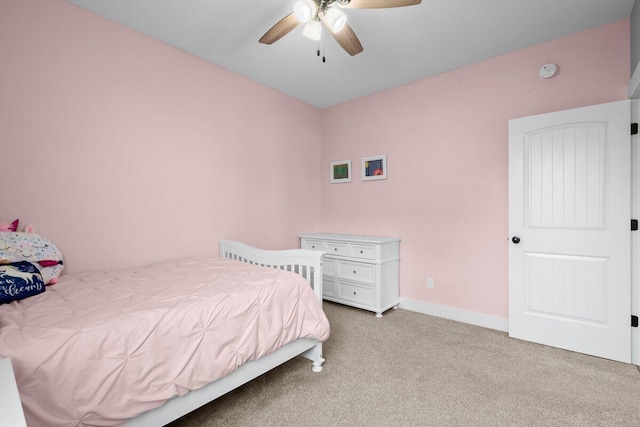 1560 Marksbury Ct, Byron Center, MI 49315 - bedroom featuring light colored carpet and ceiling fan