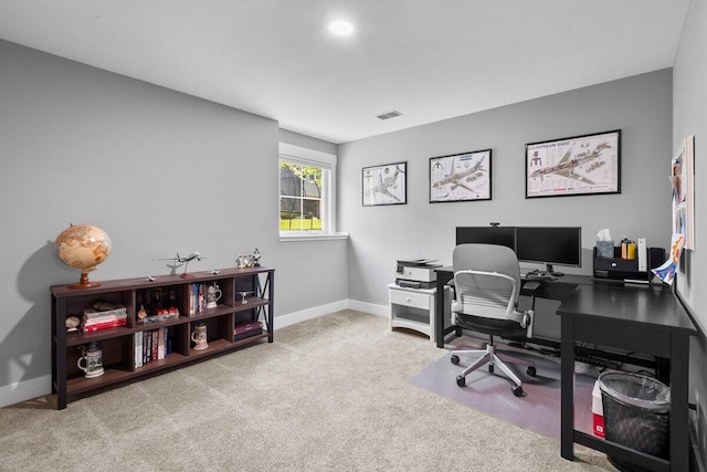 1560 Marksbury Ct, Byron Center, MI 49315 - carpeted home office with baseboards