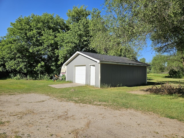 8991 W 1 Mile Rd, Hesperia, MI 49421 - view of outbuilding featuring driveway