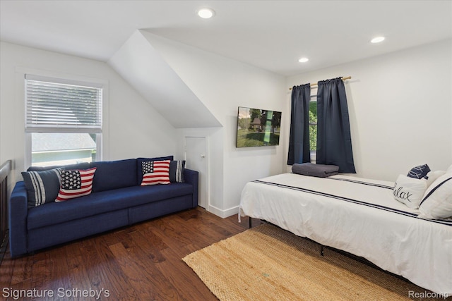4294 N E Torch Lake Dr, Central Lake, MI 49622 - bedroom with wood finished floors and recessed lighting