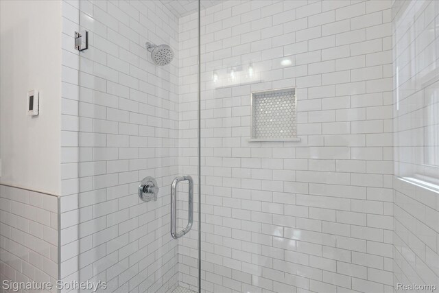 4294 N E Torch Lake Dr, Central Lake, MI 49622 - full bathroom featuring a stall shower